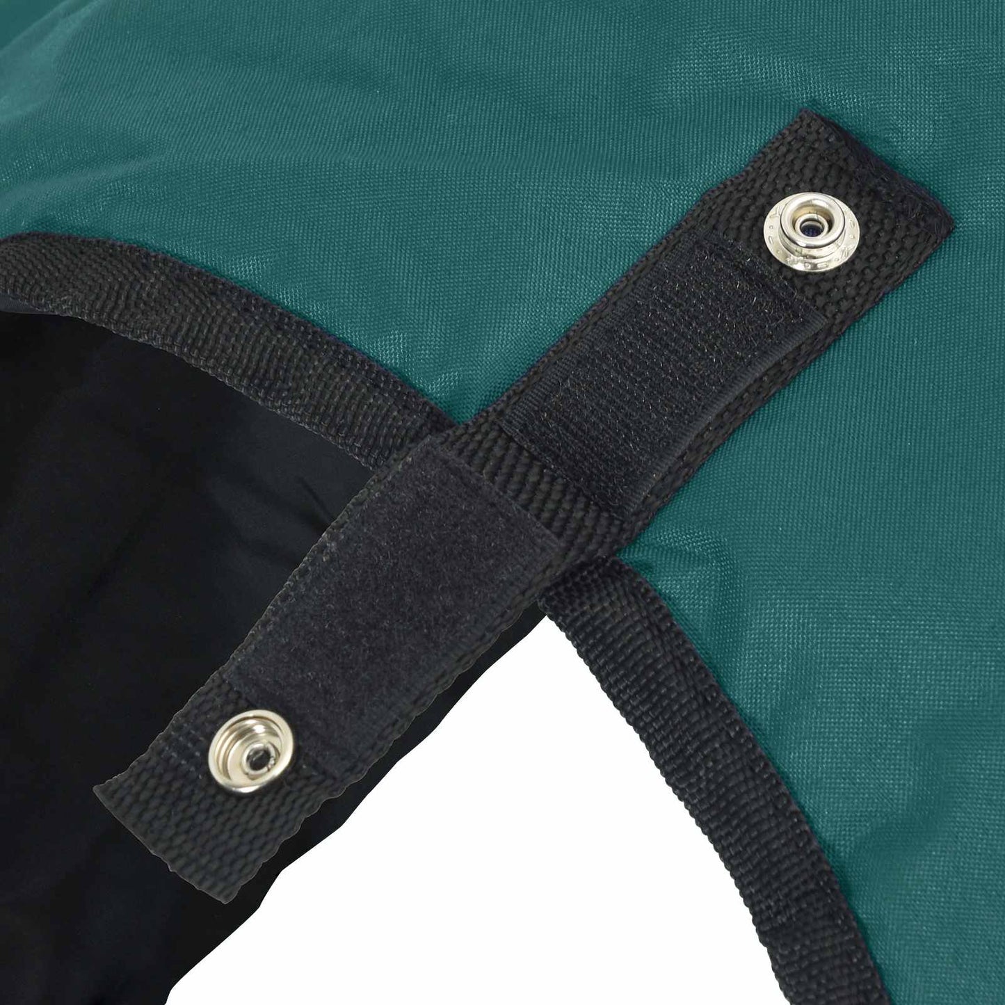 Hestepledd Mørk Grønn og Svart 85 cm Polyester
