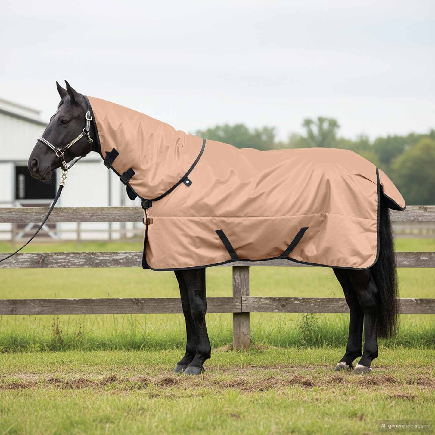 Hestepledd Cappuccino 155 cm Polyester