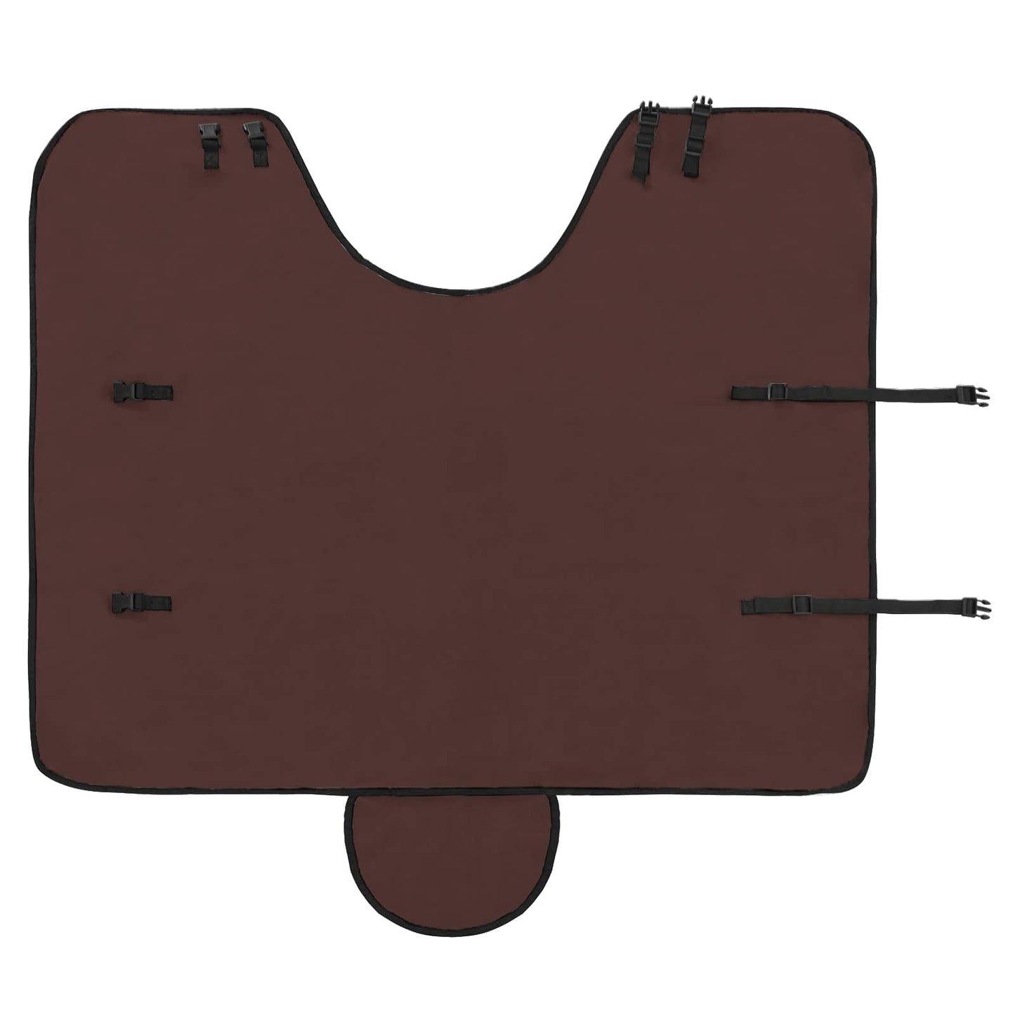 Hestepledd Helt mørk brun Polyester