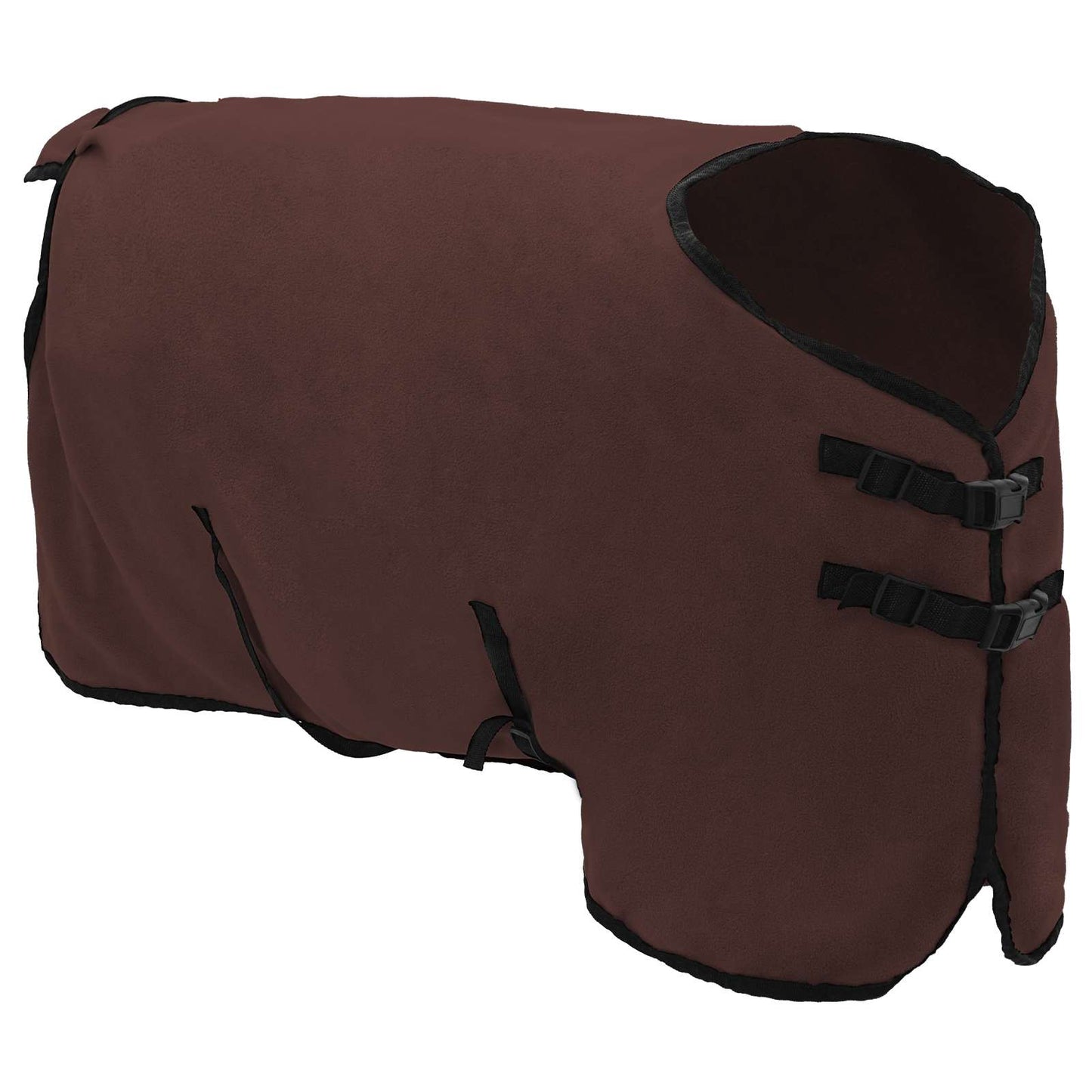 Hestepledd Helt mørk brun 115 cm Polyester