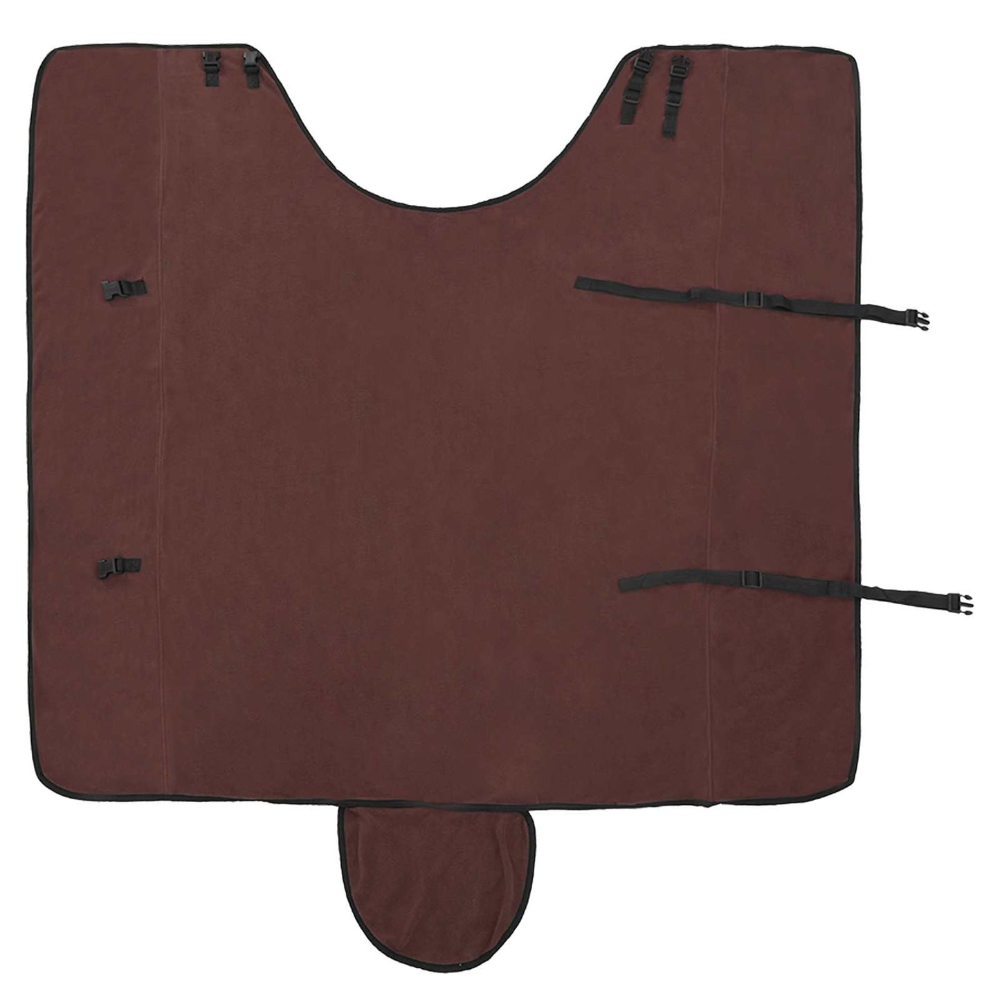 Hestepledd Helt mørk brun 145 cm Polyester