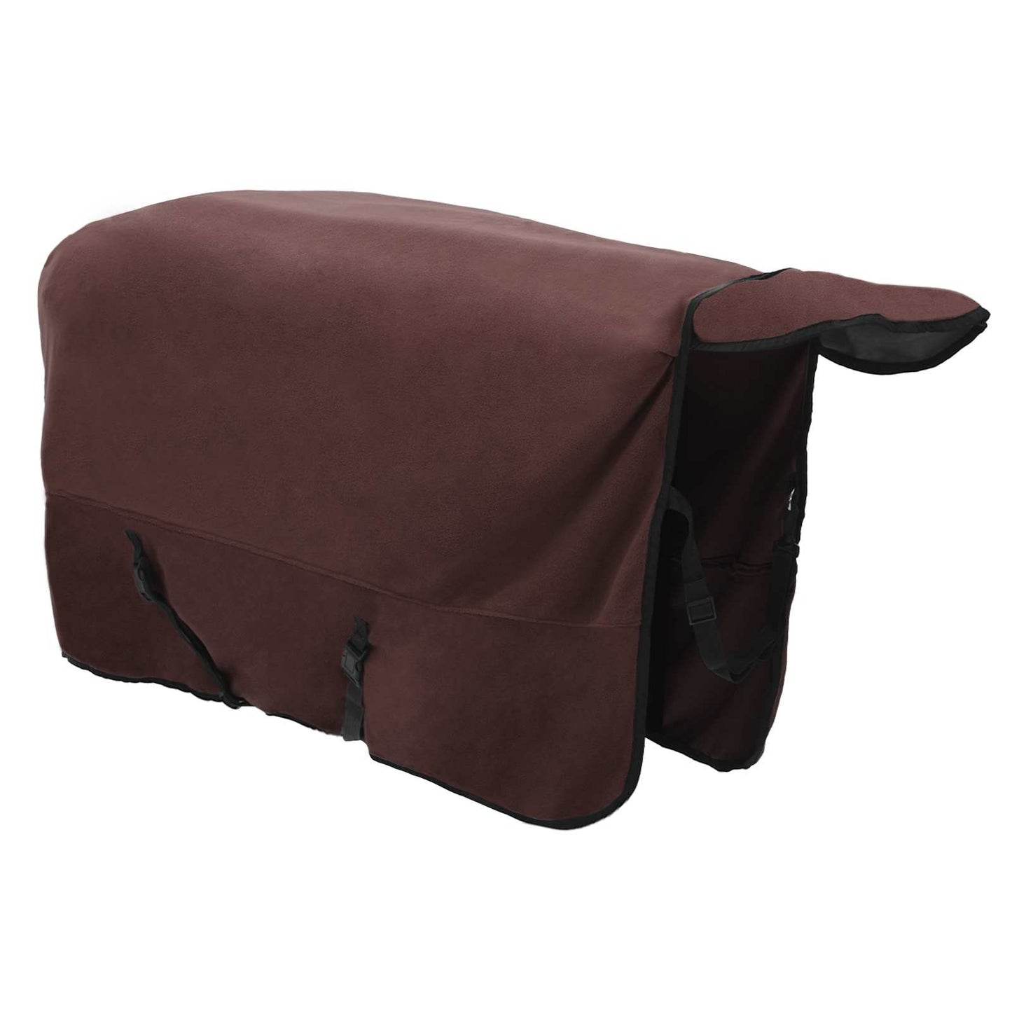 Hestepledd Helt mørk brun 155 cm Polyester