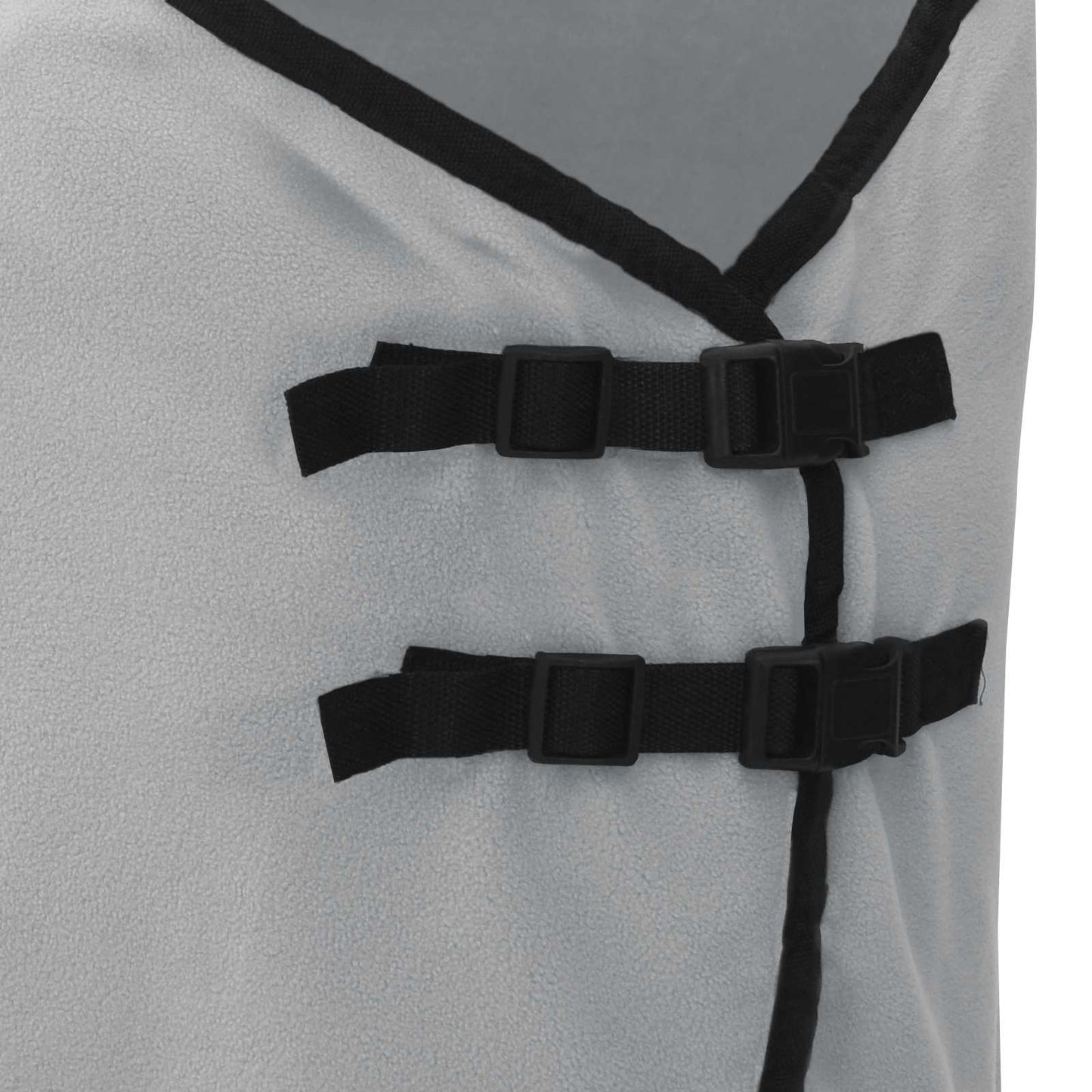 Hestepledd Full lys grå og rosa 85 cm Polyester