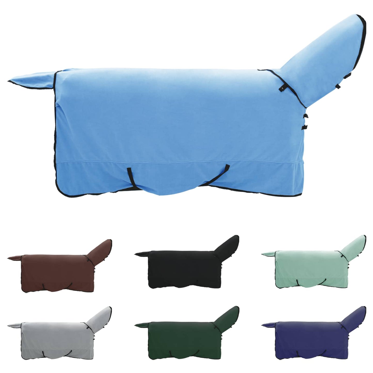 Hestepledd Full aqua 145 cm Polyester