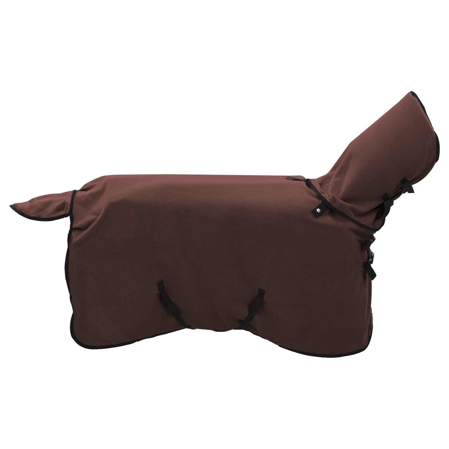 Hestepledd Helt mørk brun 115 cm Polyester