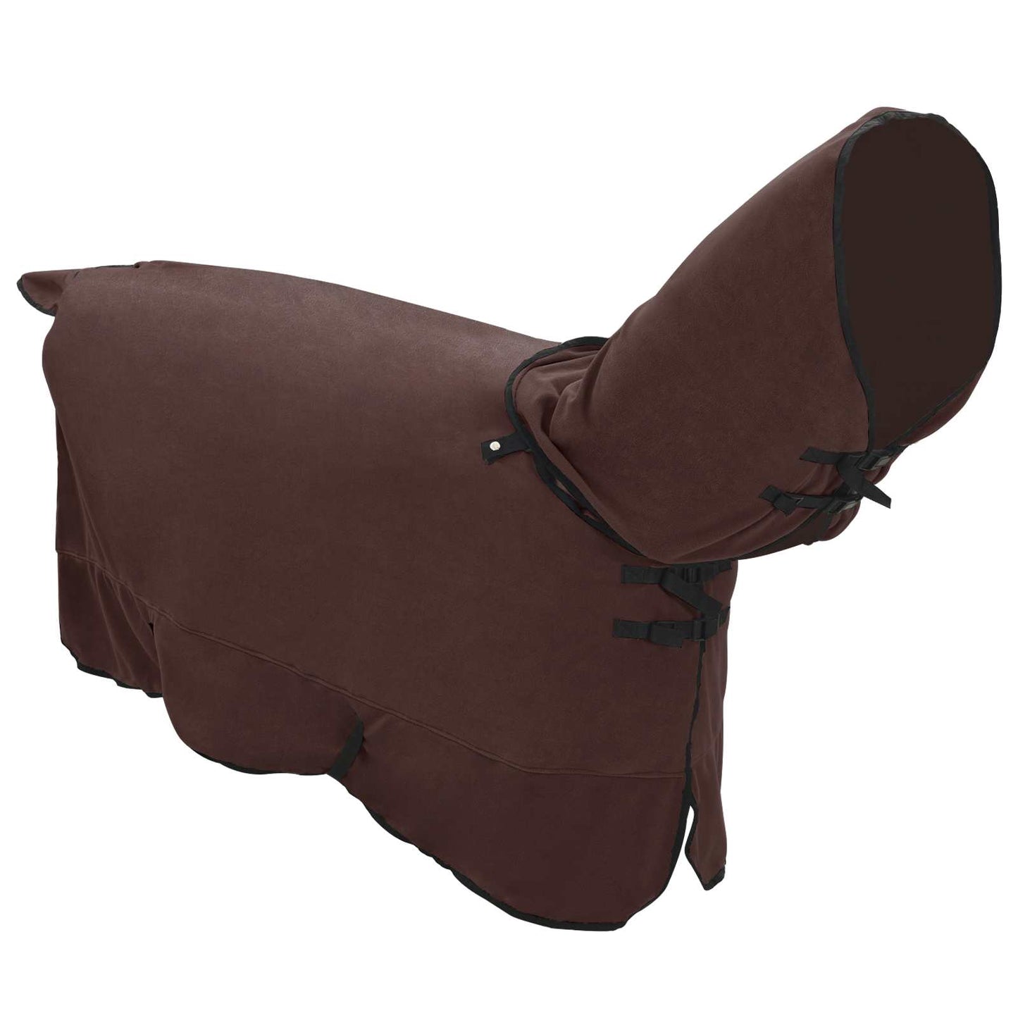 Hestepledd Helt mørk brun 135 cm Polyester