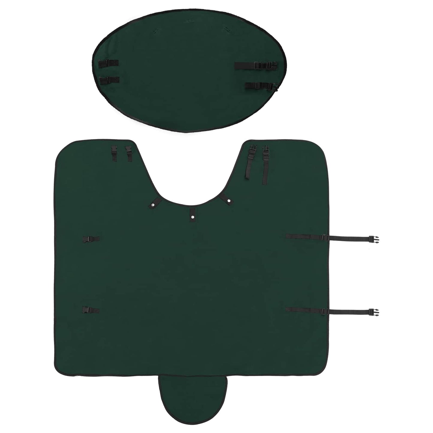 Hestepledd Kraftig mørk grønn 105 cm Polyester