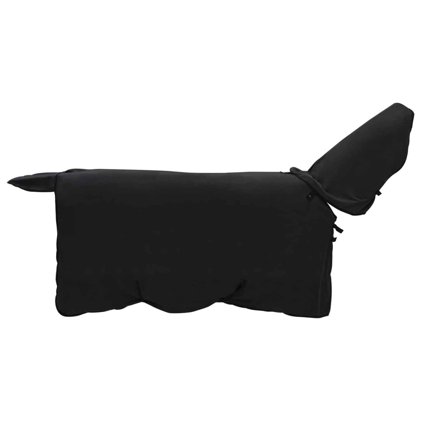 Hestepledd Svart 105 cm Polyester