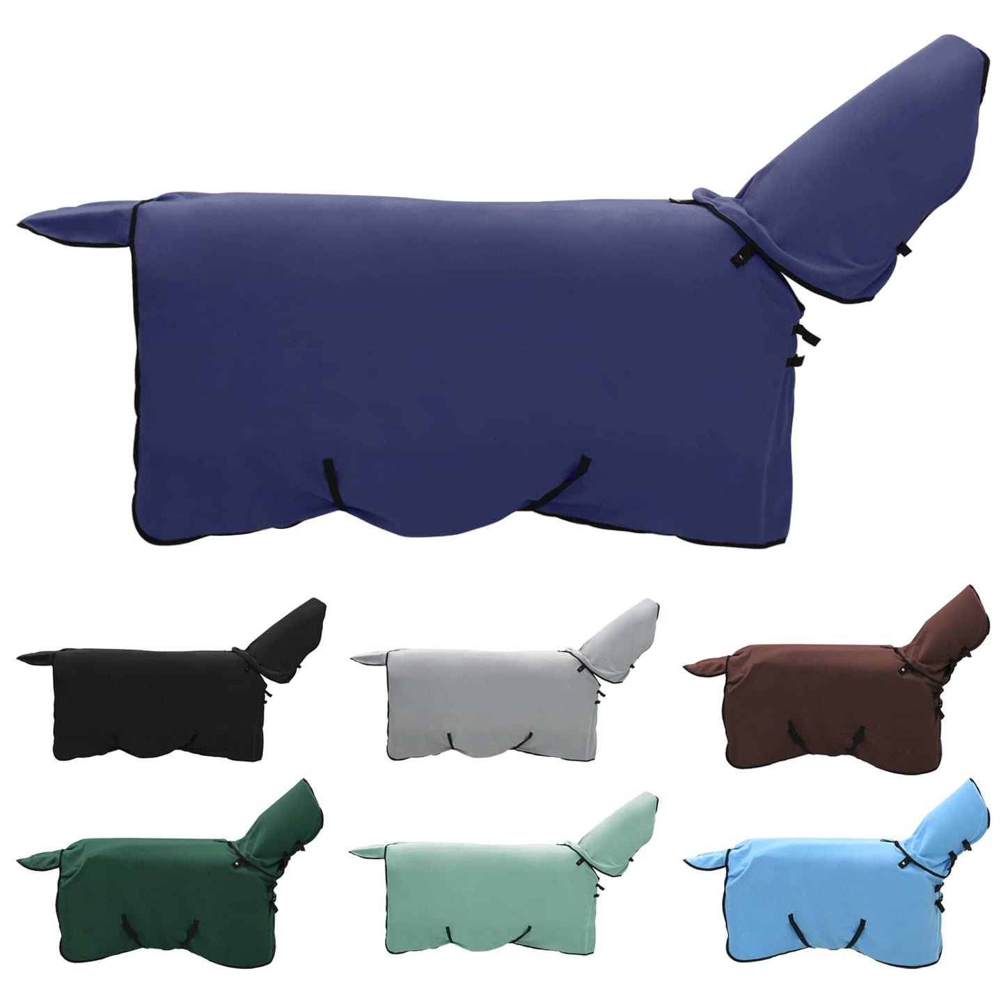 Hestepledd Marineblå 95 cm Polyester