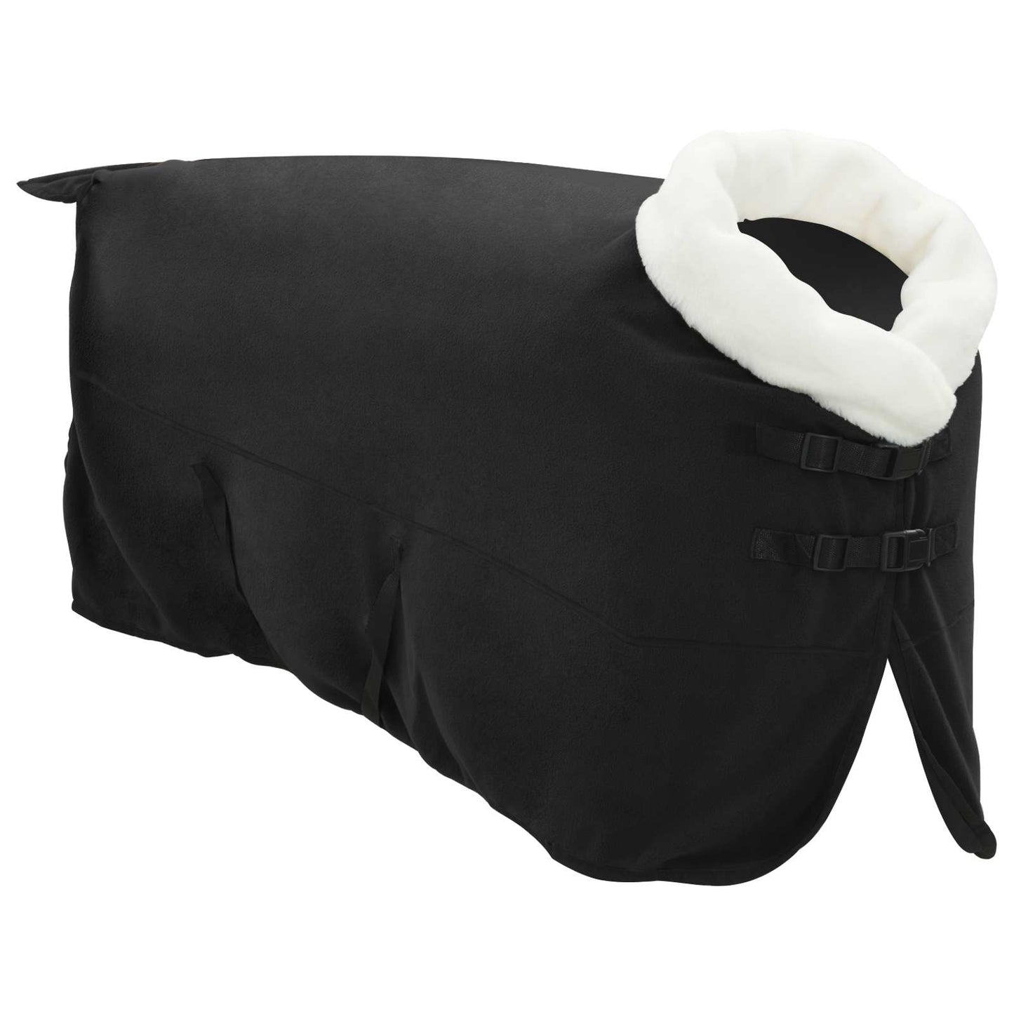 Hestepledd Svart 125 cm Polar fleece