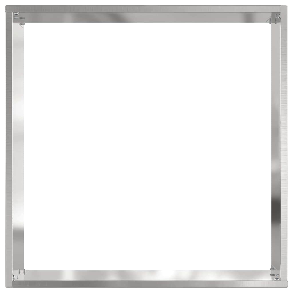 Gjerdekant sølv 40 x 40 x 13 cm Rustfritt Stål