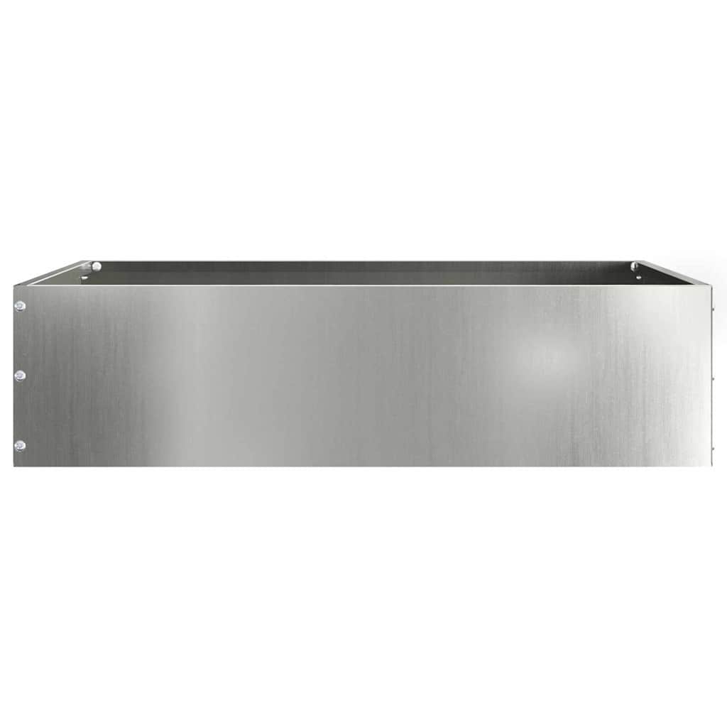 Gjerdekant 6 pcs sølv 50 x 50 x 13 cm Galvanisert Stål