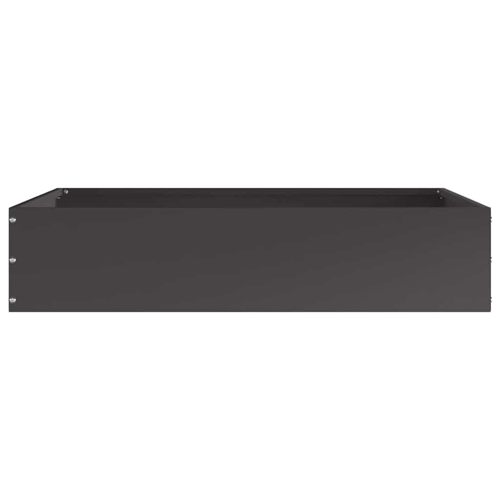 Gjerdekant 6 pcs Svart 60 x 60 x 13 cm Stål