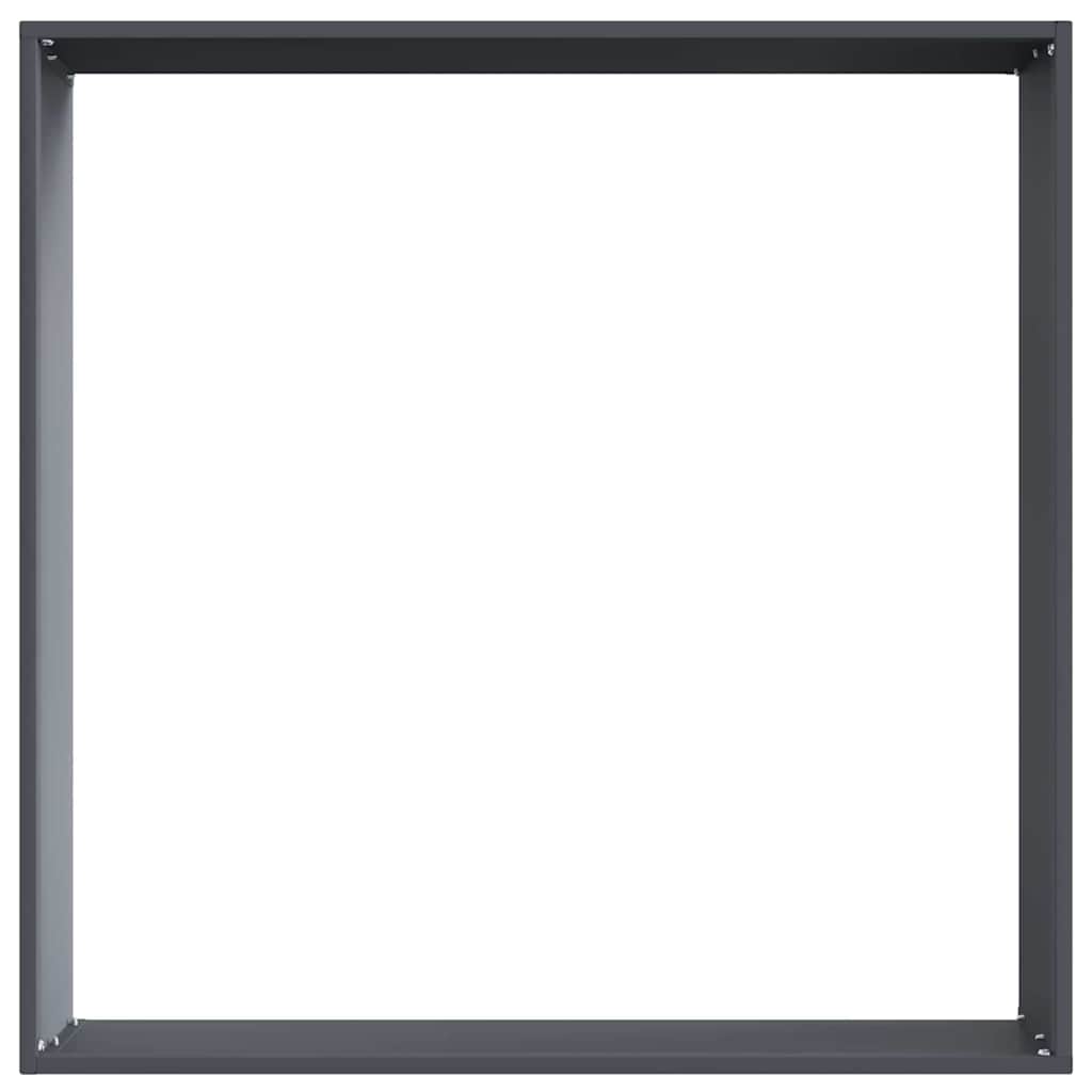 Gjerdekant 6 pcs Antrasitt 60 x 60 x 13 cm Stål