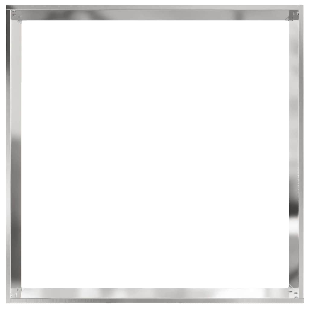 Gjerdekant sølv 60 x 60 x 13 cm Rustfritt Stål