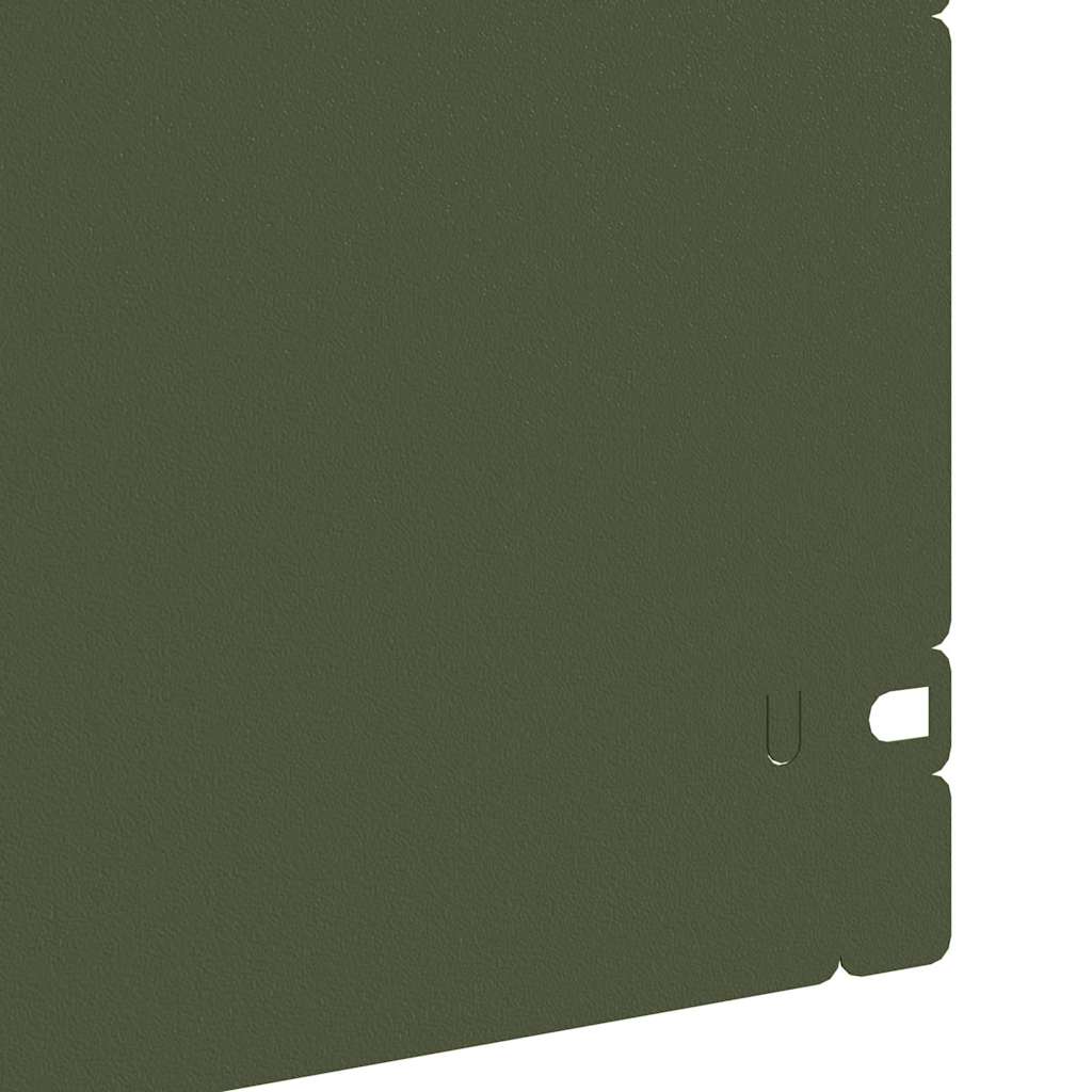 Plenkanter 30 pcs Olivengrønn 103 x 0,05 x 22 cm Stål