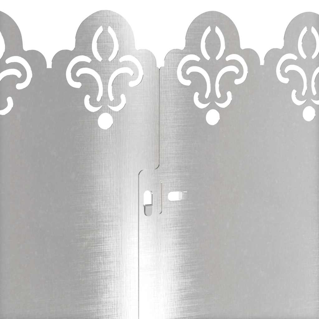 Plenkanter 20 pcs sølv 103 x 0,05 x 22 cm Rustfritt Stål