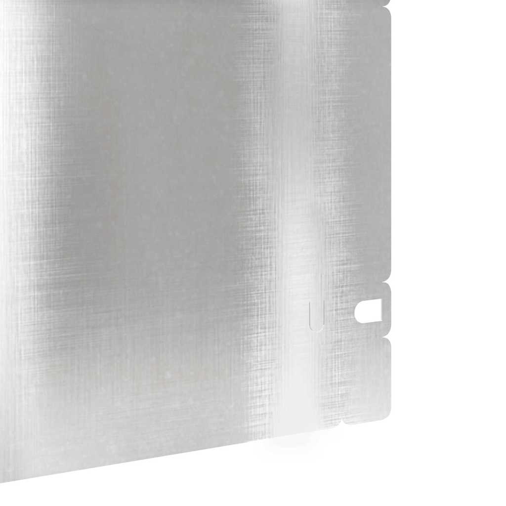 Plenkanter 20 pcs sølv 103 x 0,05 x 22 cm Rustfritt Stål