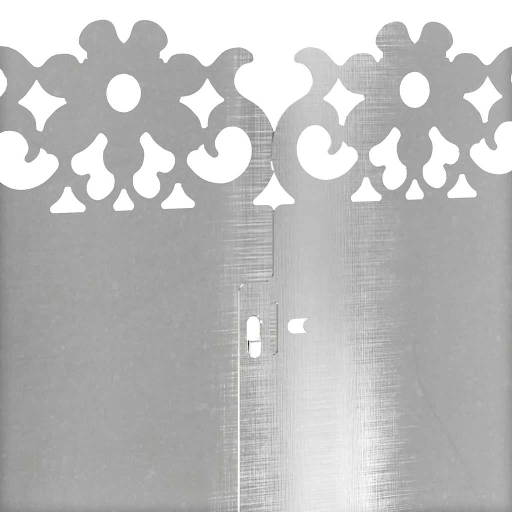 Plenkanter 30 pcs sølv 103 x 0,05 x 22 cm Rustfritt Stål