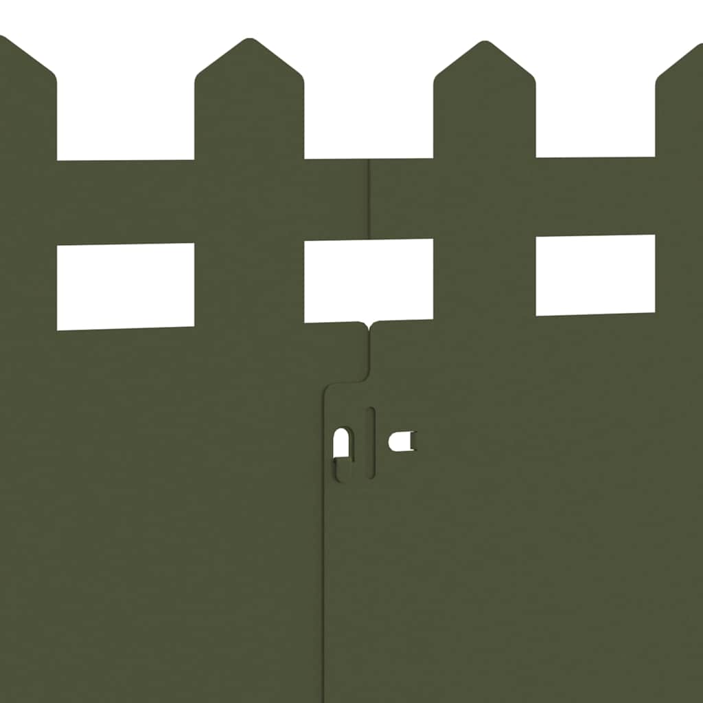 Plenkanter 30 pcs Olivengrønn 103 x 0,05 x 22 cm Stål