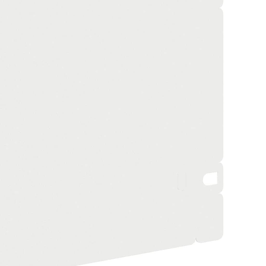 Plenkanter 20 pcs Hvit 103 x 0,05 x 22 cm Stål