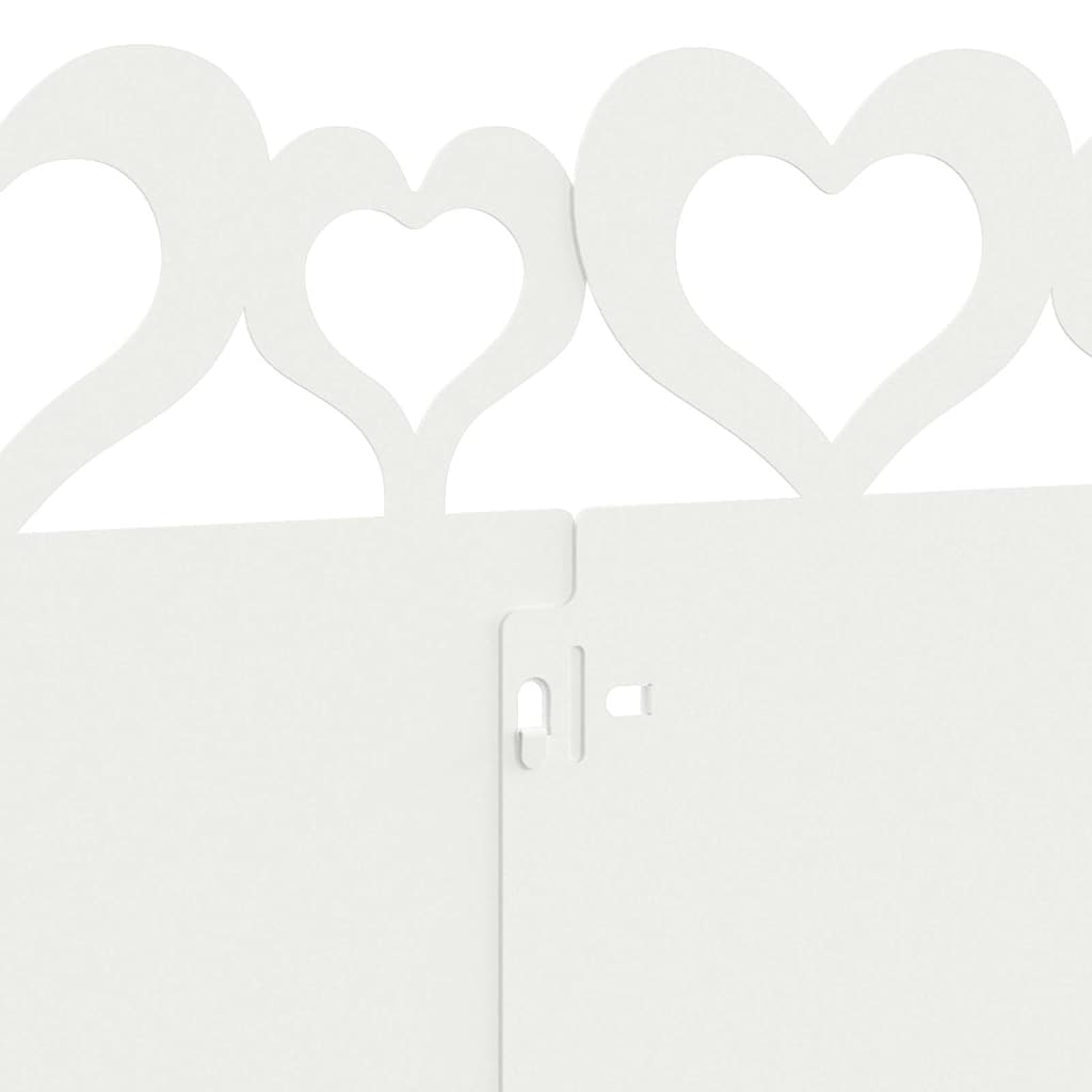 Plenkanter 20 pcs Hvit 103 x 0,05 x 22 cm Stål