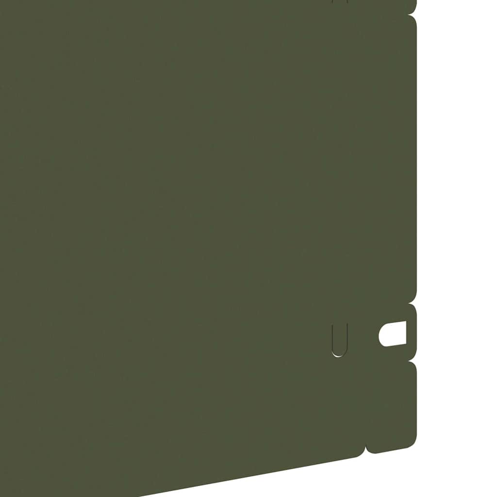 Plenkanter 30 pcs Olivengrønn 103 x 0,05 x 22 cm Stål