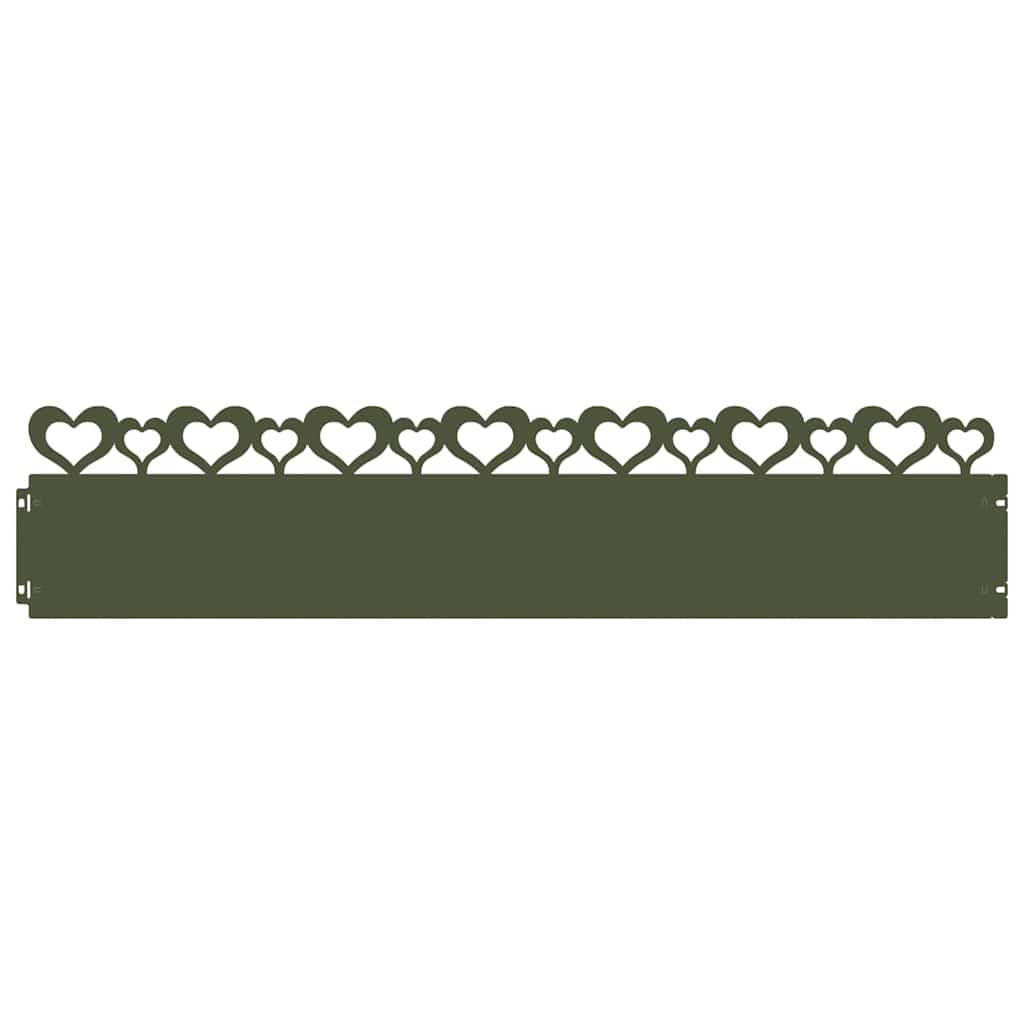 Plenkanter 30 pcs Olivengrønn 103 x 0,05 x 22 cm Stål