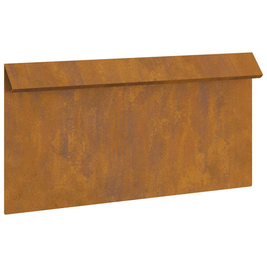 Sneglenett 50 x 3,5 x 25 cm Cortenstål Rusten