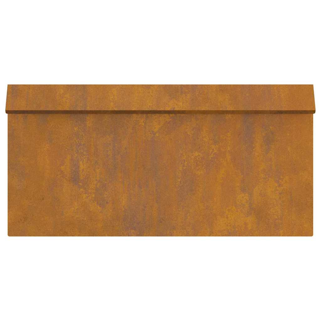 Sneglenett 4 pcs 50 x 3,5 x 25 cm Cortenstål Rusten