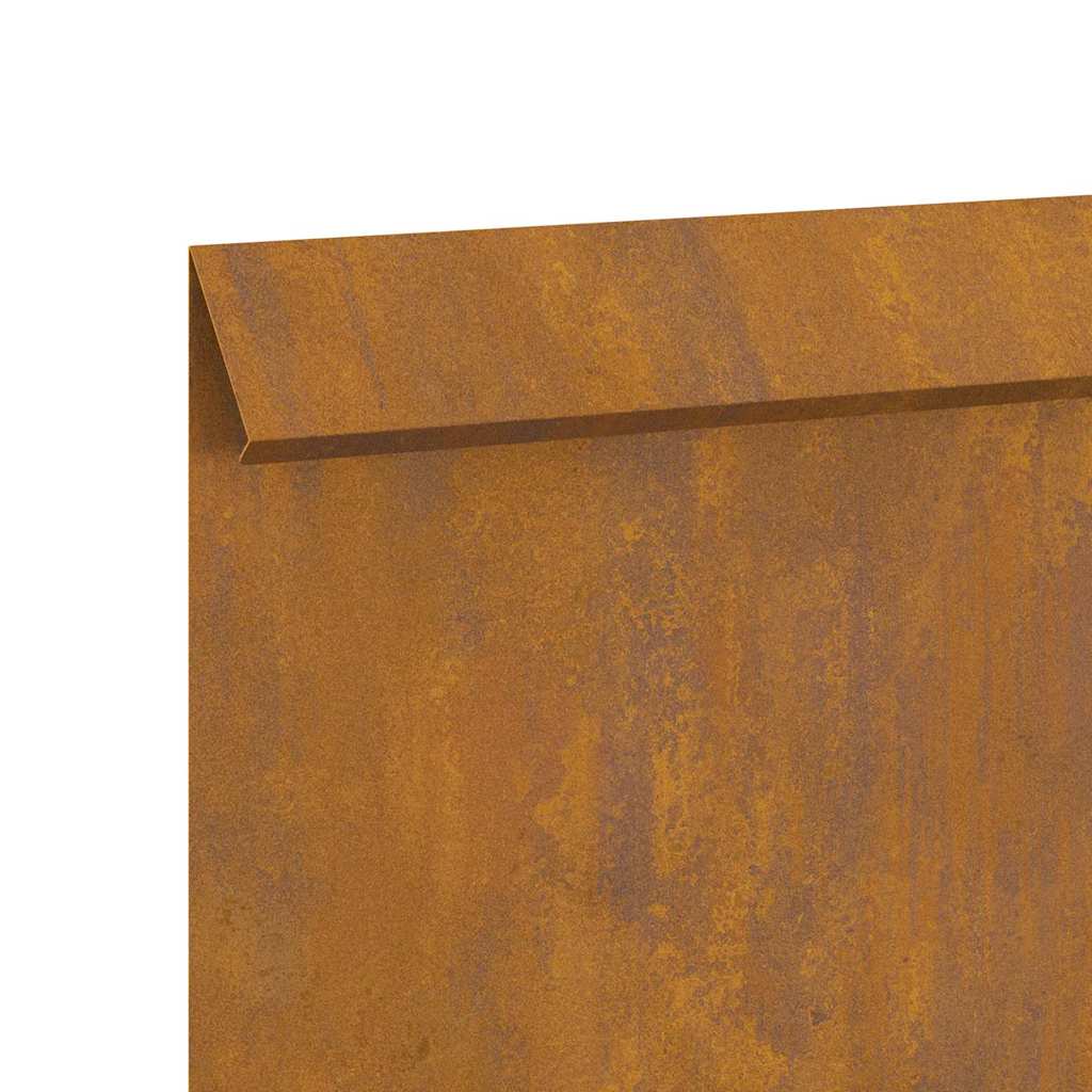 Sneglenett 16 pcs 100 x 3,5 x 25 cm Cortenstål Rusten