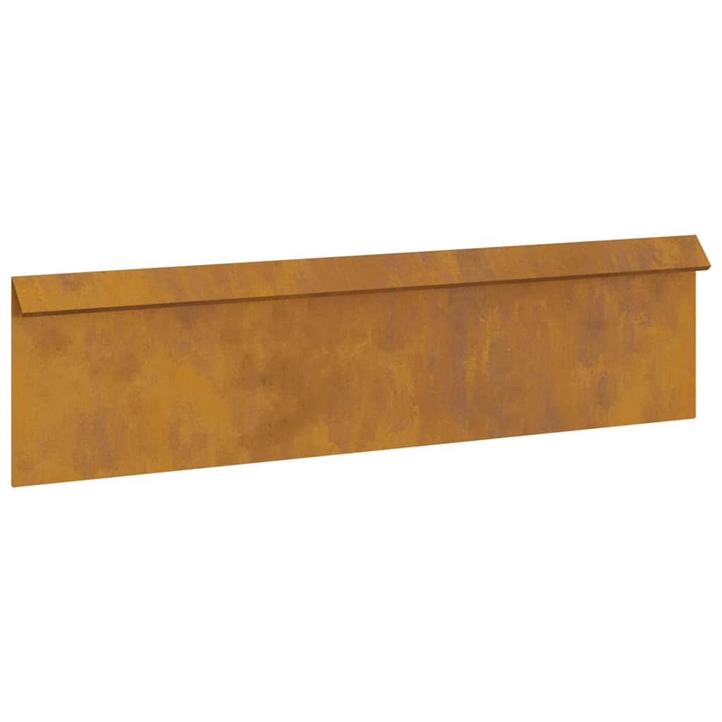 Sneglenett 16 pcs 100 x 3,5 x 25 cm Cortenstål Rusten