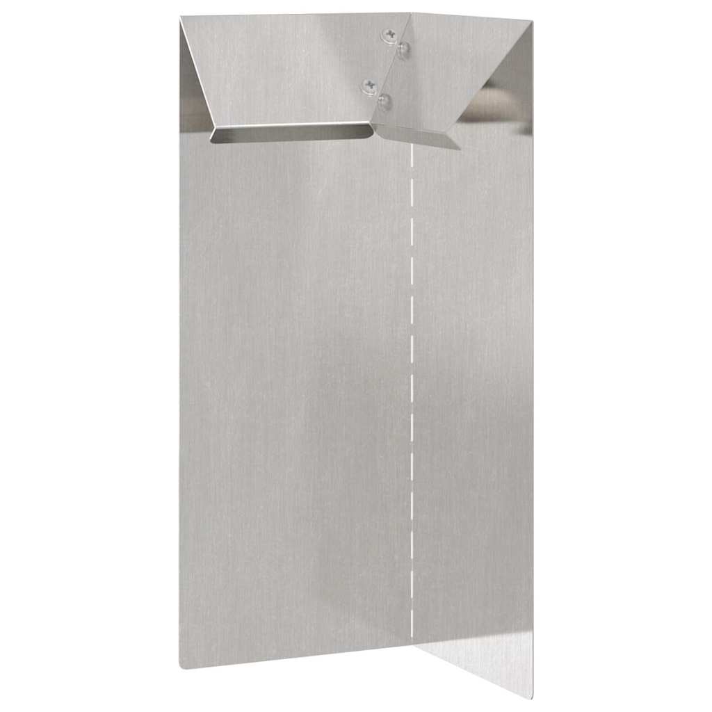 Sneglenett sølv 10 x 10 x 25 cm Rustfritt Stål