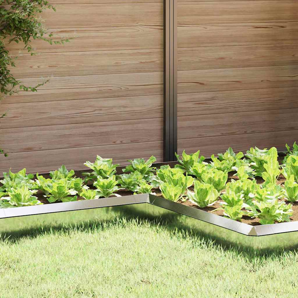 Sneglenett 4 pcs sølv 10 x 10 x 25 cm Galvanisert Stål