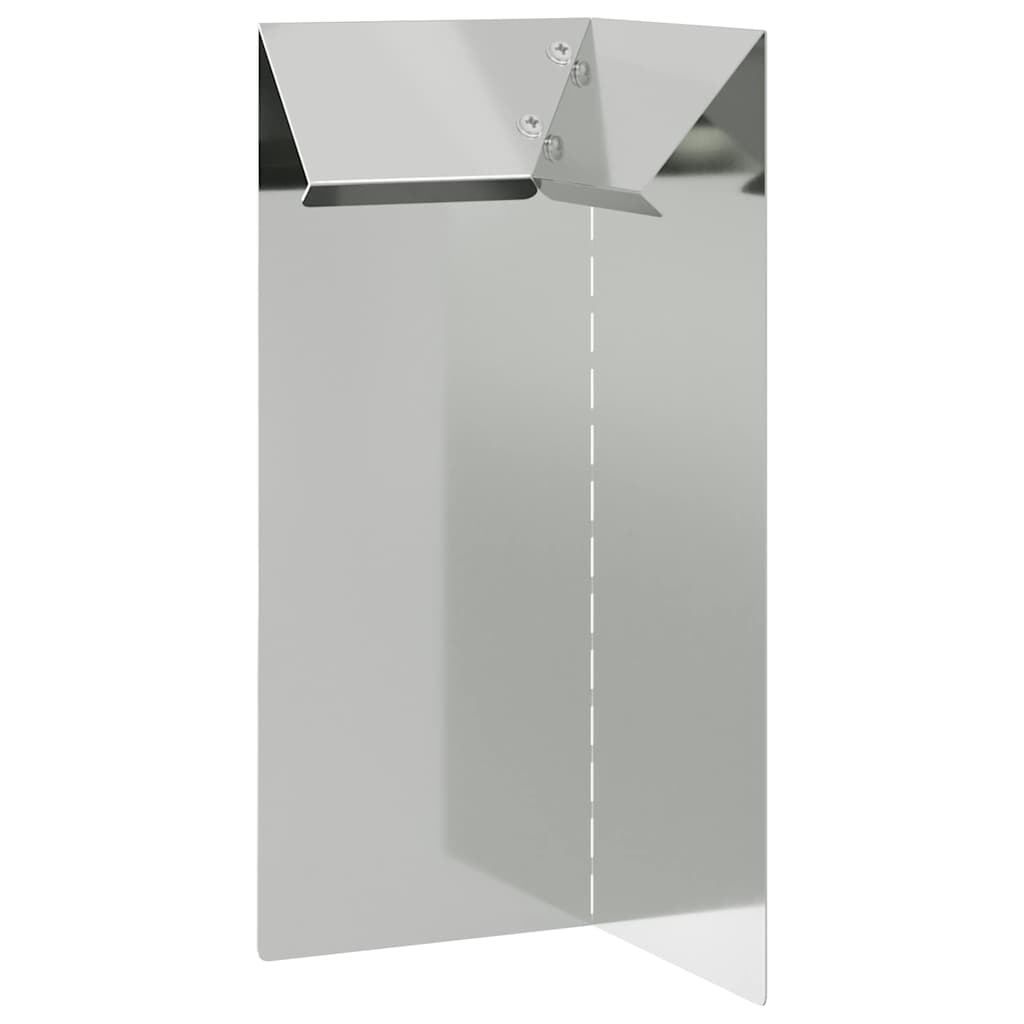 Sneglenett 4 pcs sølv 10 x 10 x 25 cm Galvanisert Stål