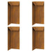Sneglenett 4 pcs Rusten 10 x 10 x 25 cm Cortenstål