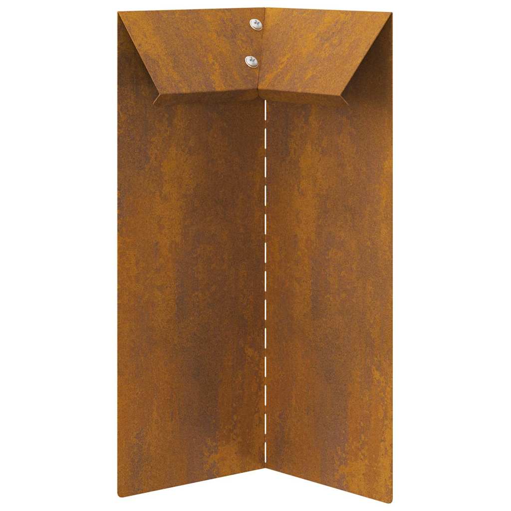 Sneglenett 4 pcs Rusten 10 x 10 x 25 cm Cortenstål