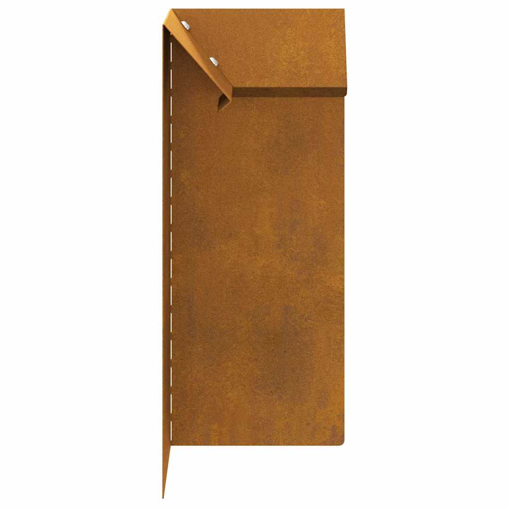Sneglenett 4 pcs Rusten 10 x 10 x 25 cm Cortenstål