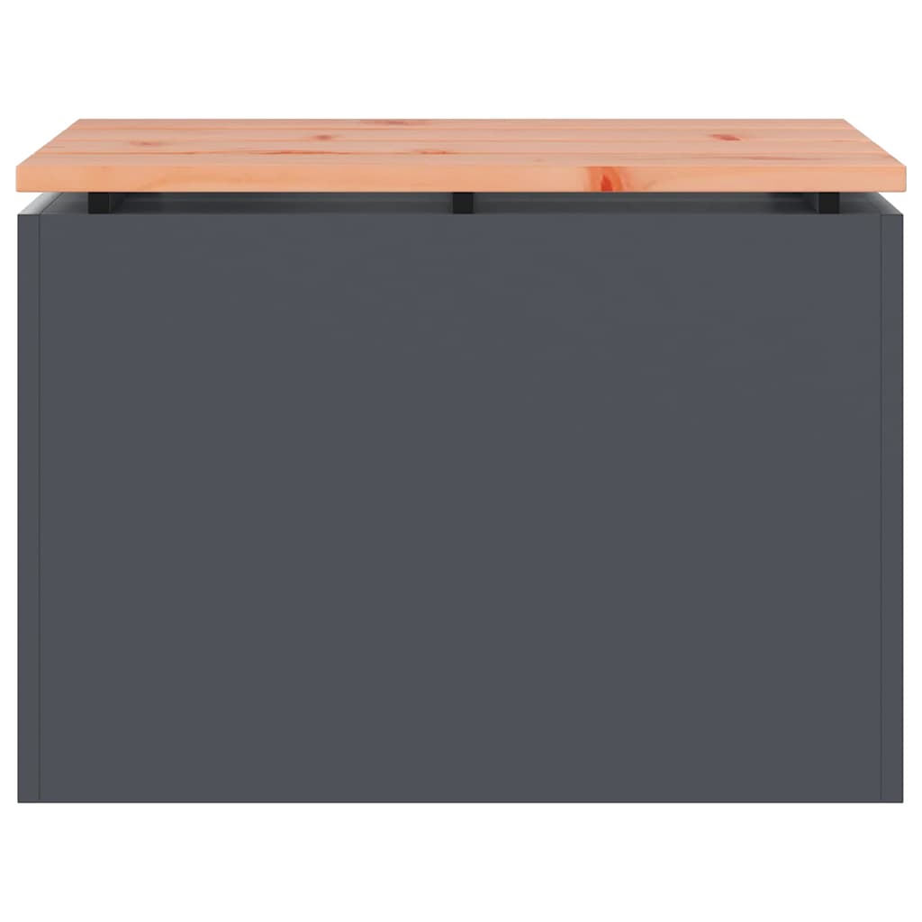 Hagebenk Antrasitt 60 x 40 x 43 cm Stål