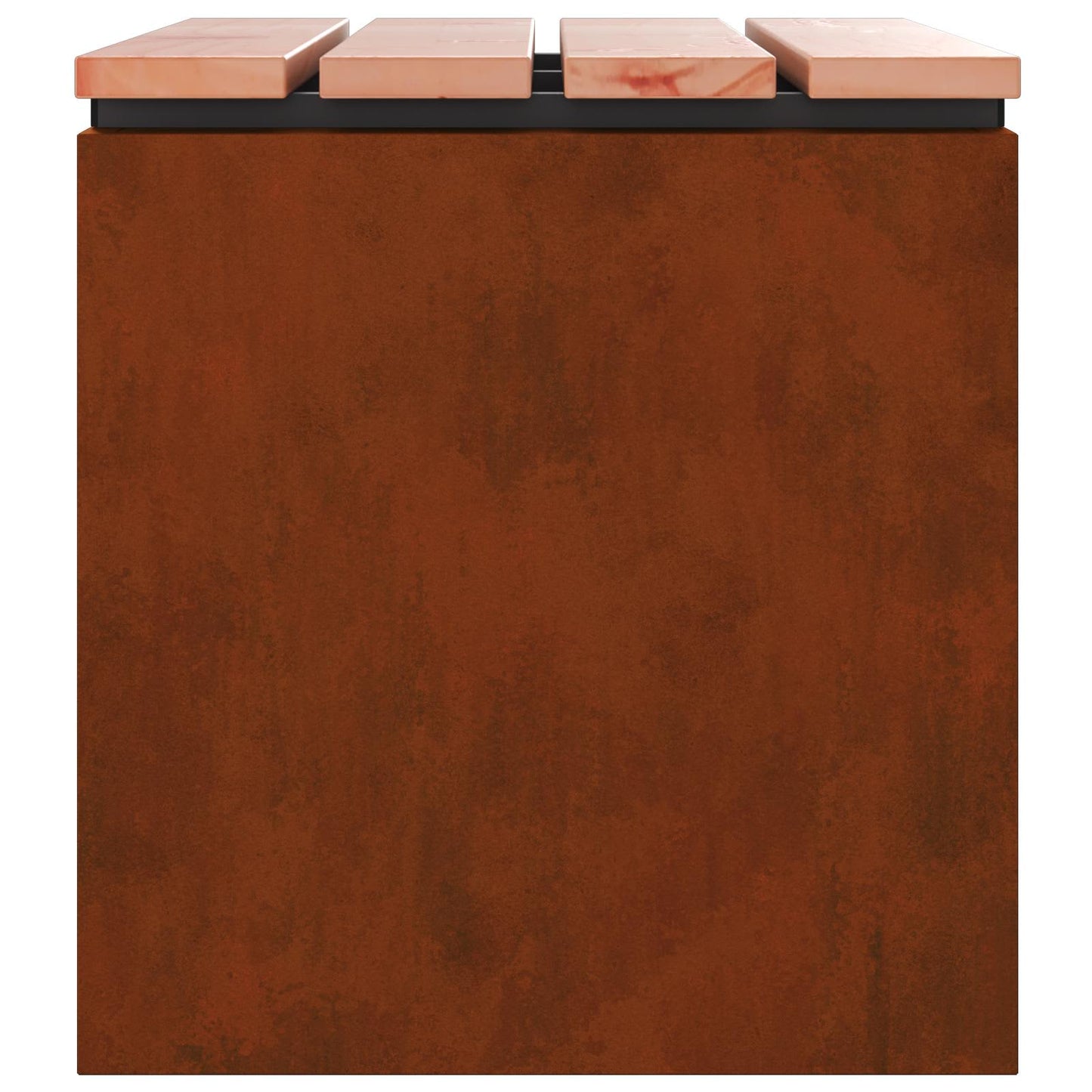 Hagebenk Rusten 60 x 40 x 43 cm Cortenstål