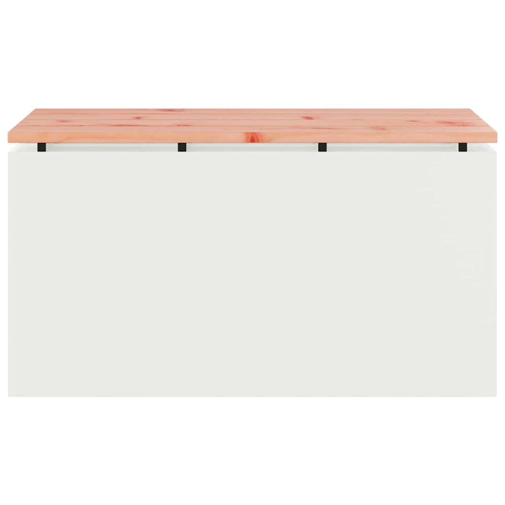 Hagebenk Hvit 80 x 40 x 43 cm Stål