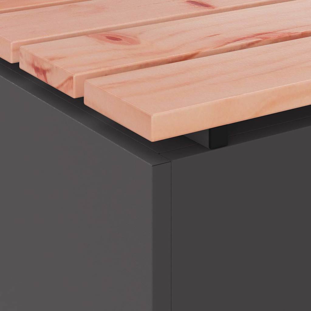 Hagebenk Svart 100 x 40 x 43 cm Stål