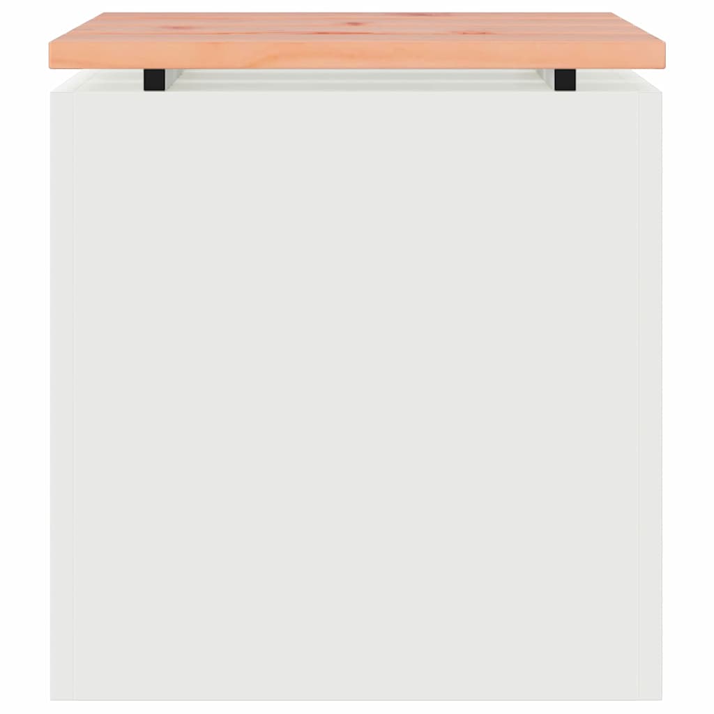 Hagebenk Hvit 40 x 40 x 43 cm Stål