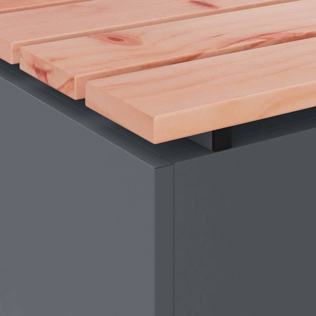 Hagebenk Antrasitt 40 x 40 x 43 cm Stål