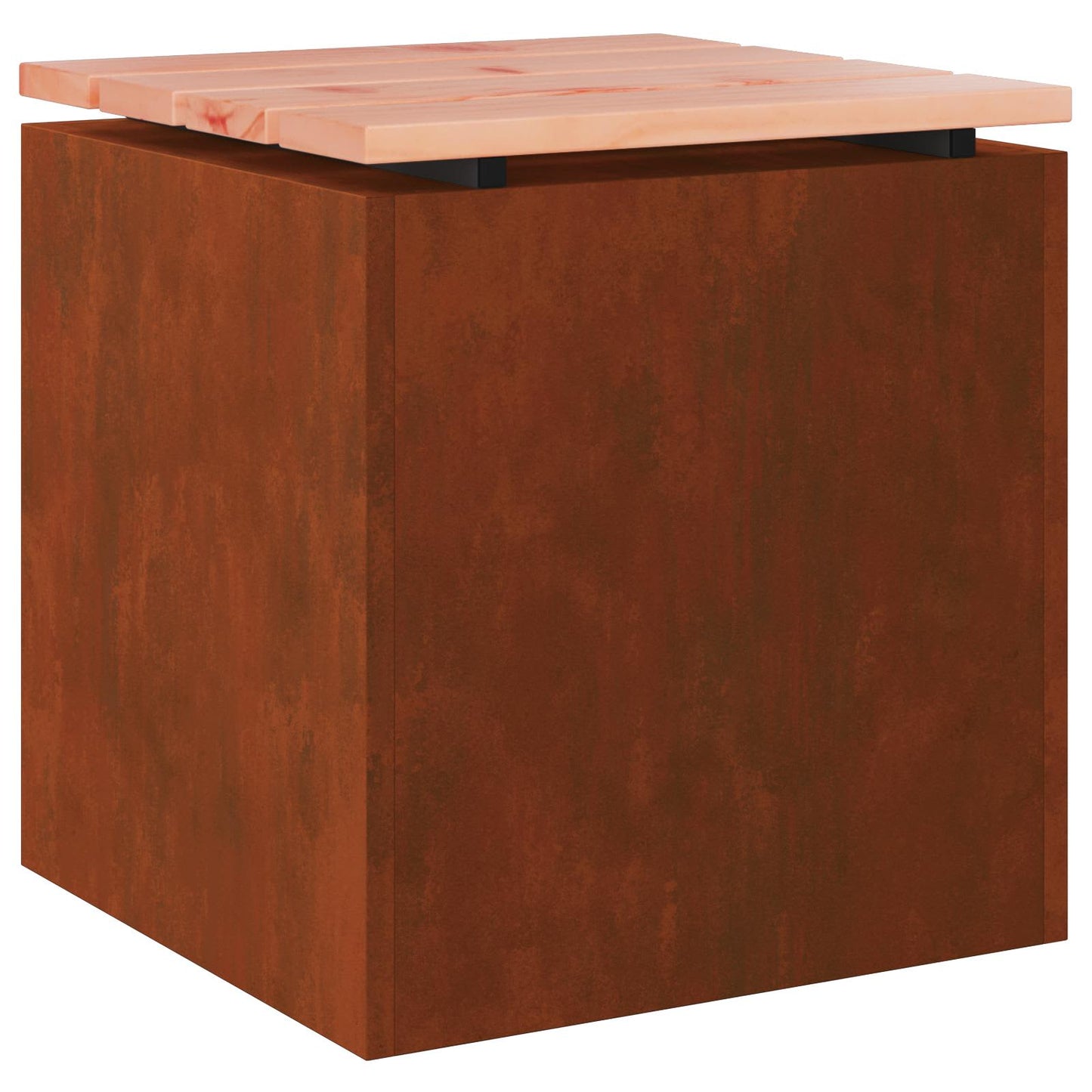 Hagebenk Rusten 40 x 40 x 43 cm Cortenstål