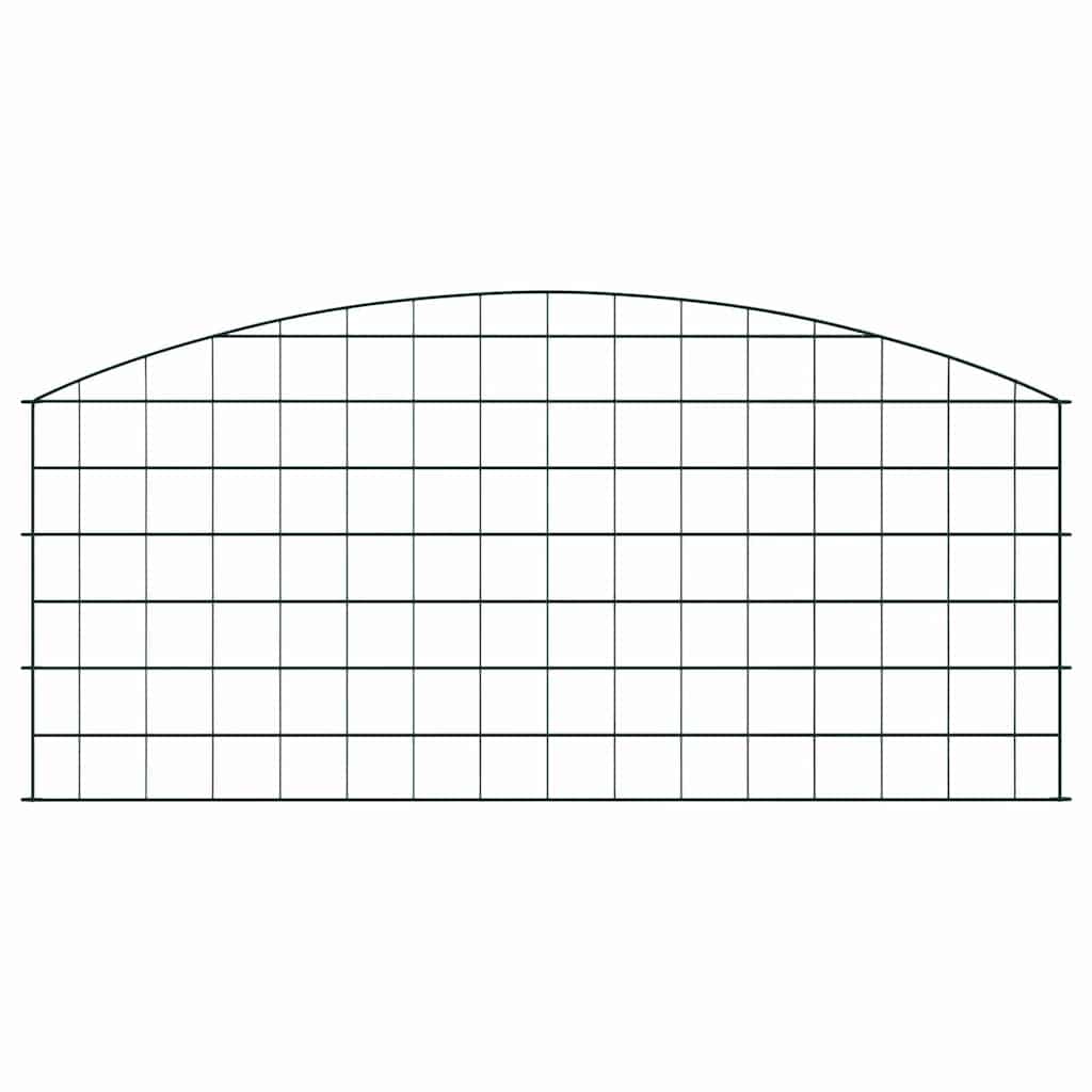 Damhegnsett 5 pcs grønn 100 x 50 cm Stål