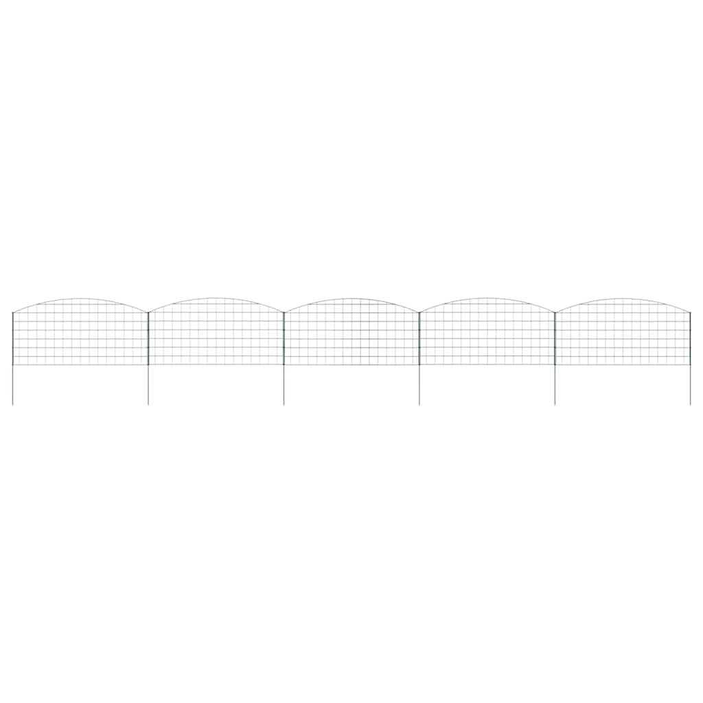 Damhegnsett 5 pcs grønn 100 x 50 cm Stål