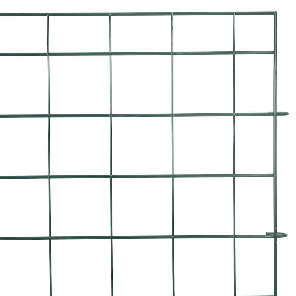 Damhegnsett 5 pcs grønn 100 x 50 cm Stål