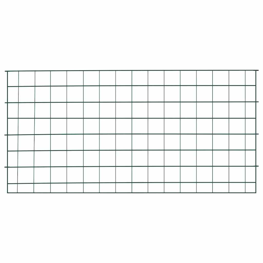 Damhegnsett 5 pcs grønn 100 x 50 cm Stål