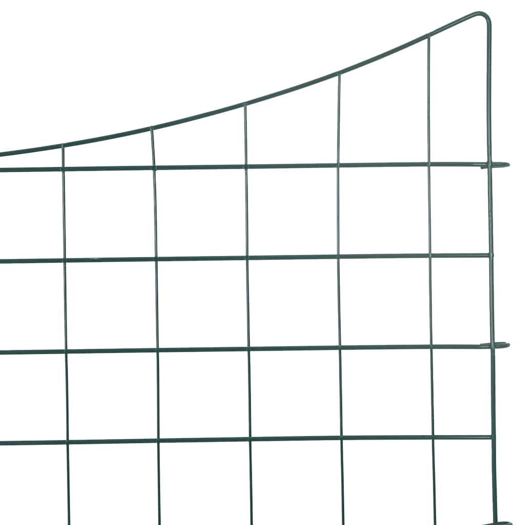 Damhegnsett 5 pcs grønn 100 x 50 cm Stål